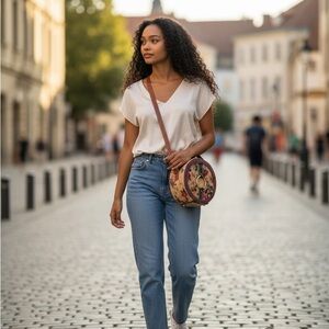 Floral Crossbody Bag